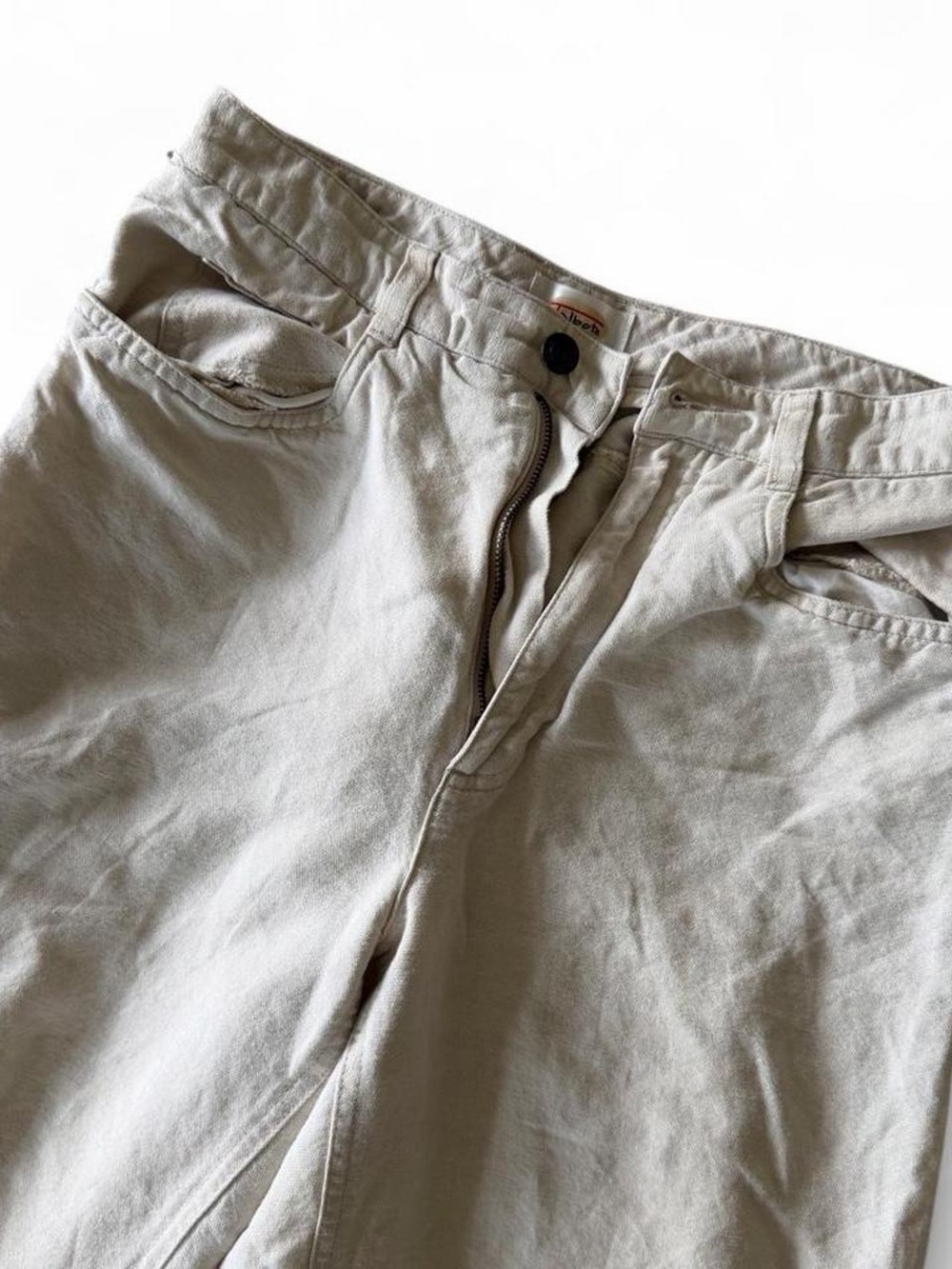 Talbots Linen-Cotton Pants in Light Beige